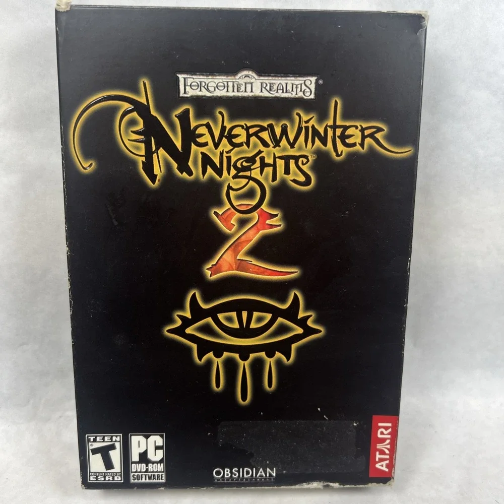 Neverwinter Nights 2‎ Forgotten Realms PC CD-ROM. Compete With Manual CIB